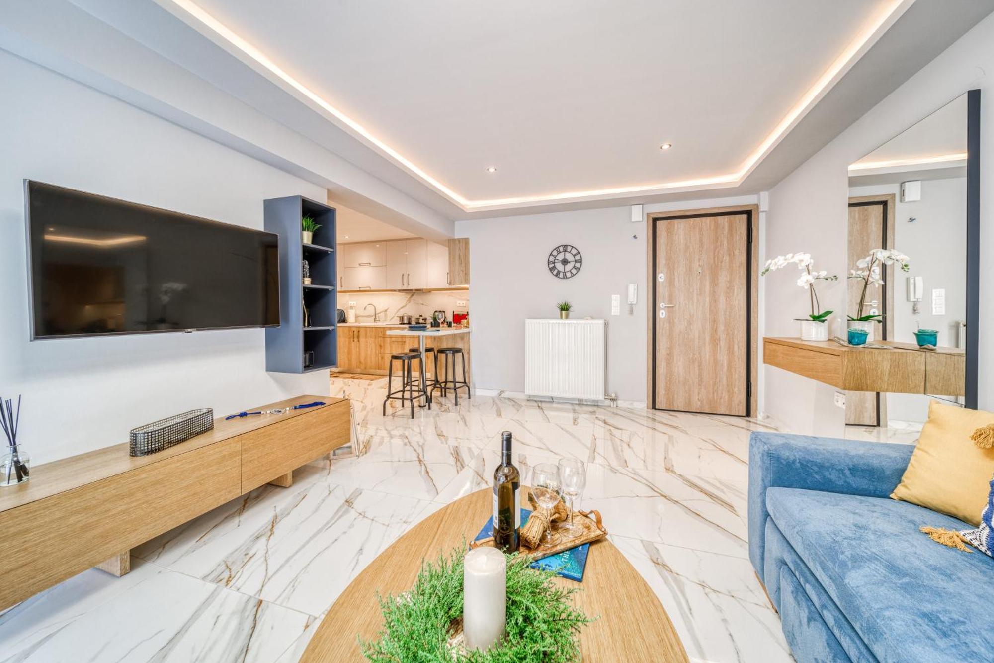 Athens Riviera, Seaview, Beachfront, Lux Apartment On Starbucks Building Exterior foto