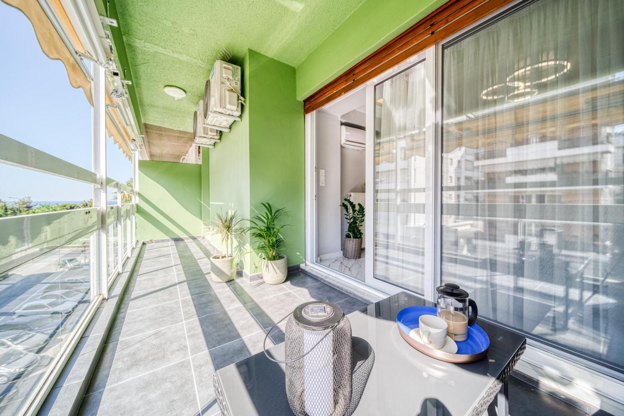 Athens Riviera, Seaview, Beachfront, Lux Apartment On Starbucks Building Exterior foto