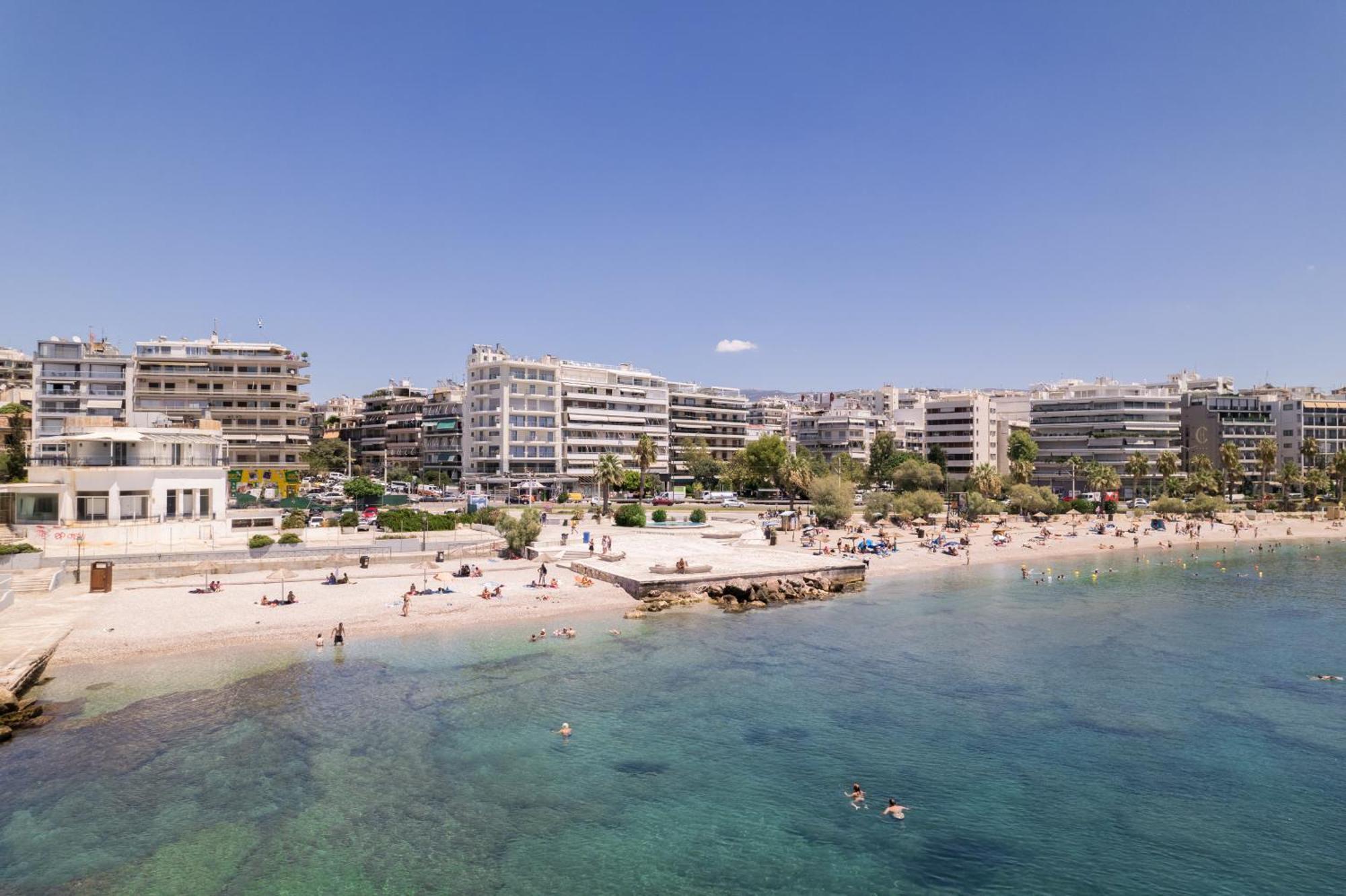 Athens Riviera, Seaview, Beachfront, Lux Apartment On Starbucks Building Exterior foto